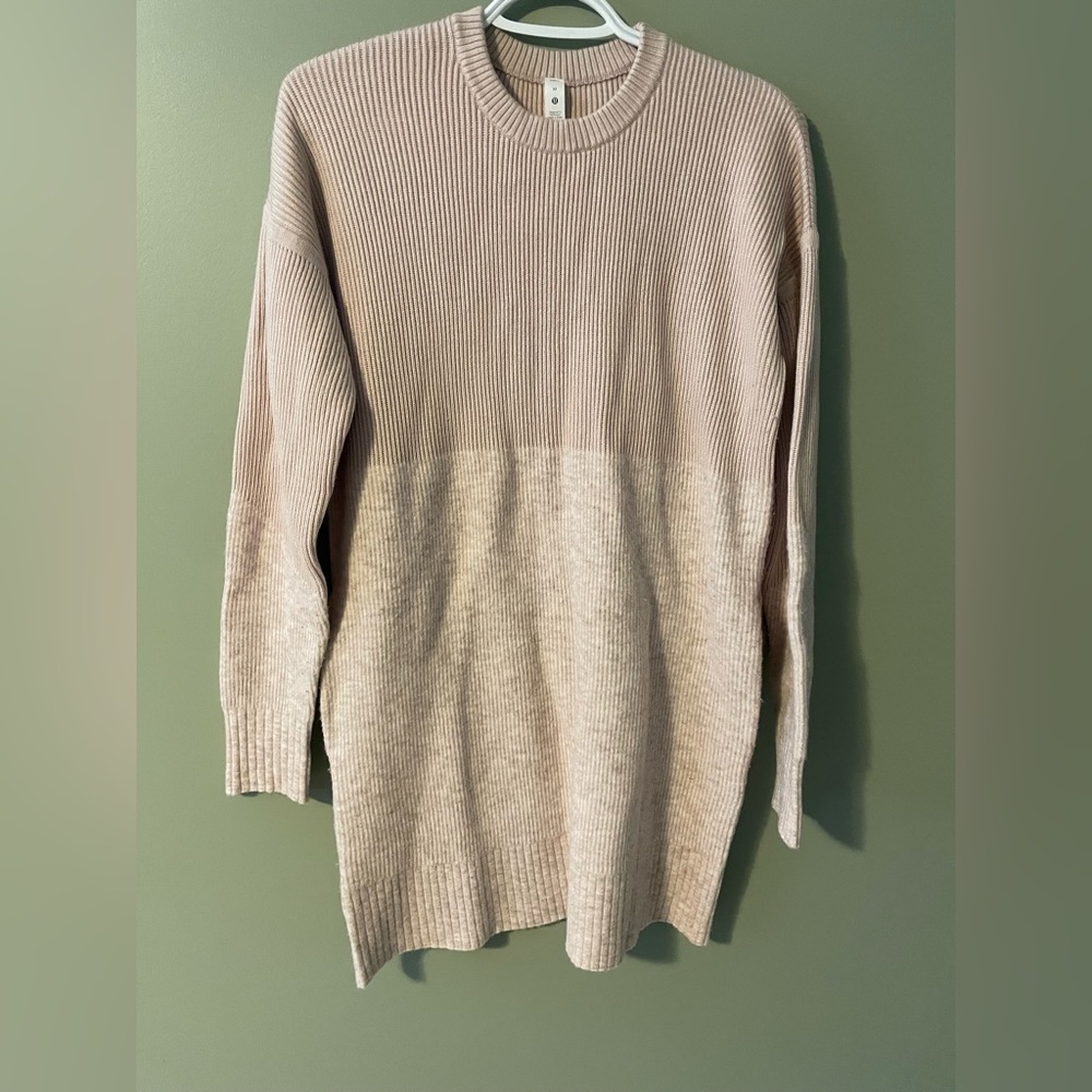 Beautiful soft pale pink Lululemon sweater dress